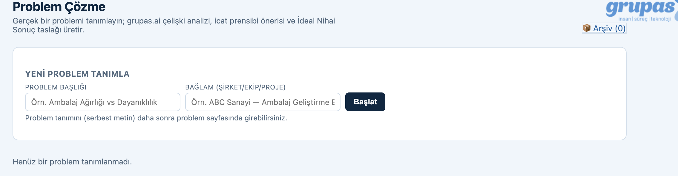 TRIZ — Problem definieren